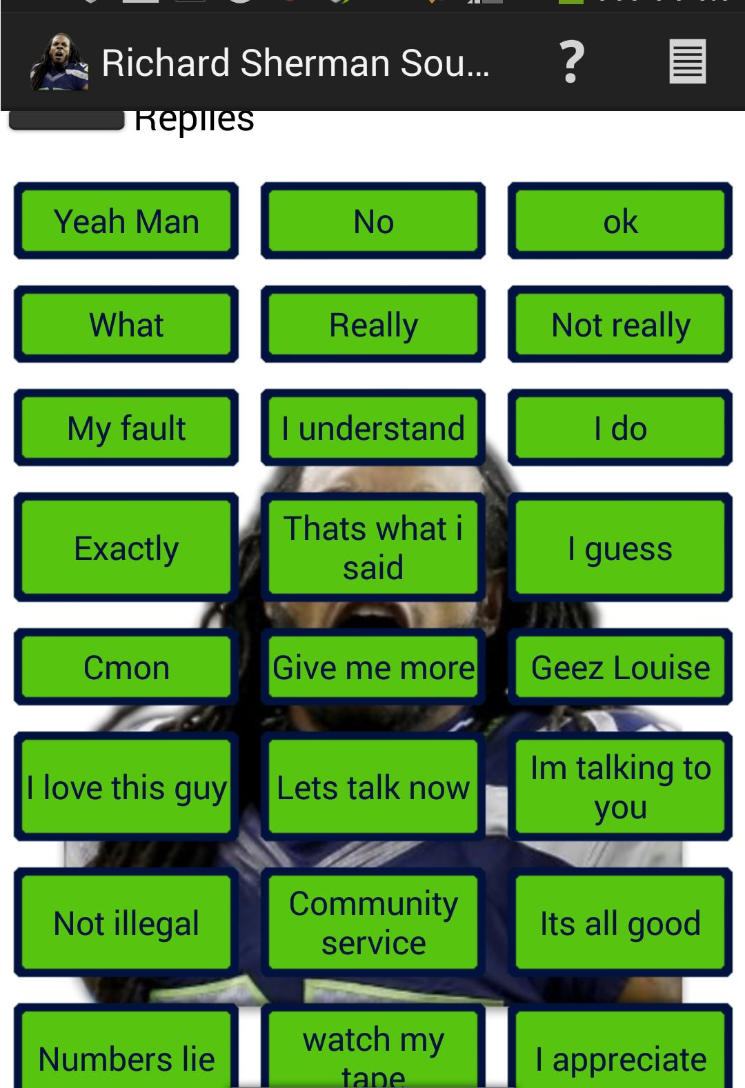 Richard Sherman Soundboard