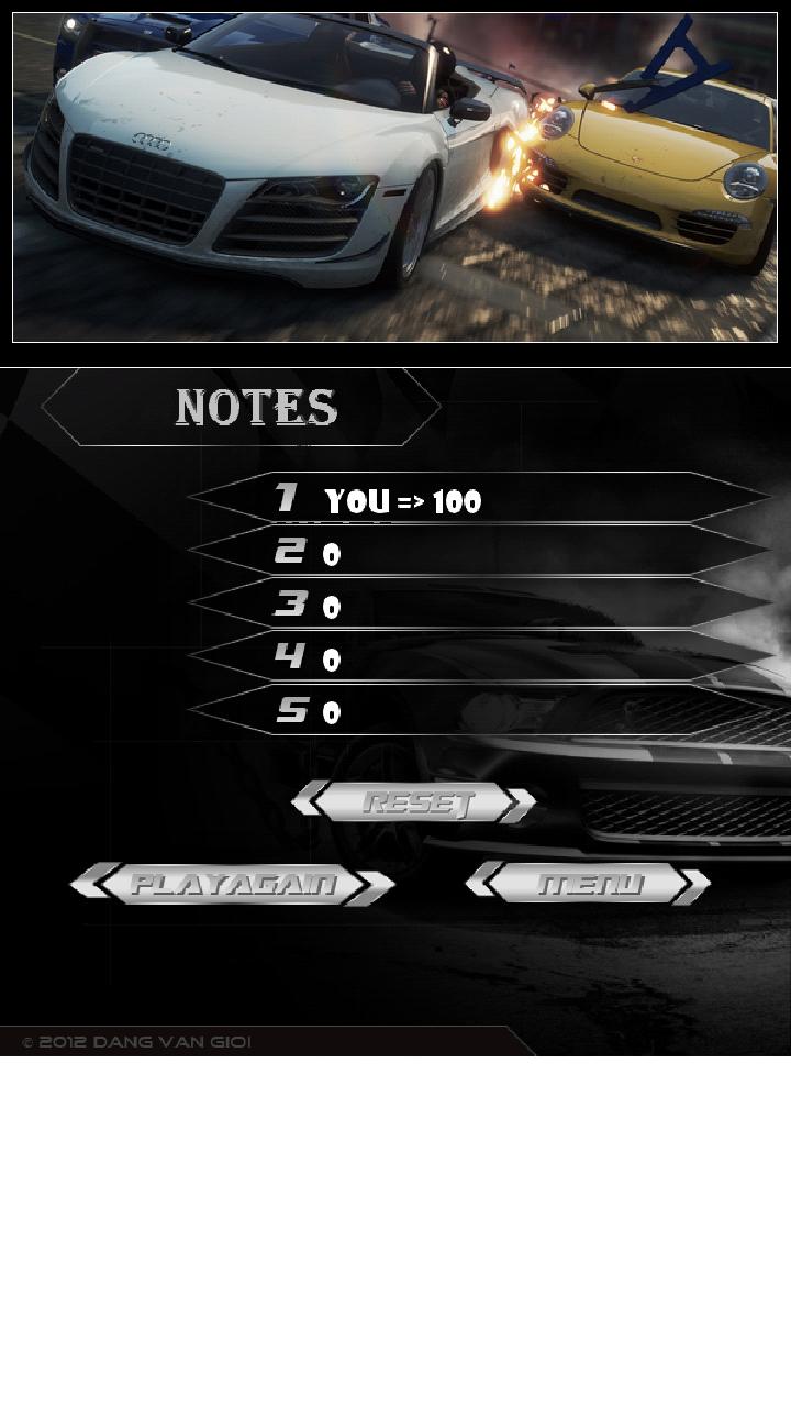 course de Voiture action