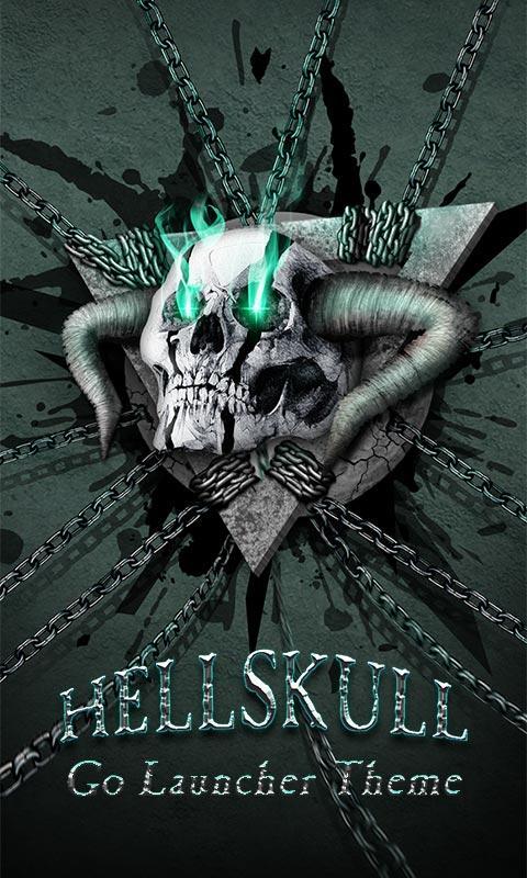 Hell Skull GO Launcher Theme