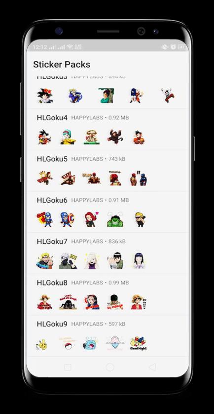 Saiyan Goku Sticker Whatsapp