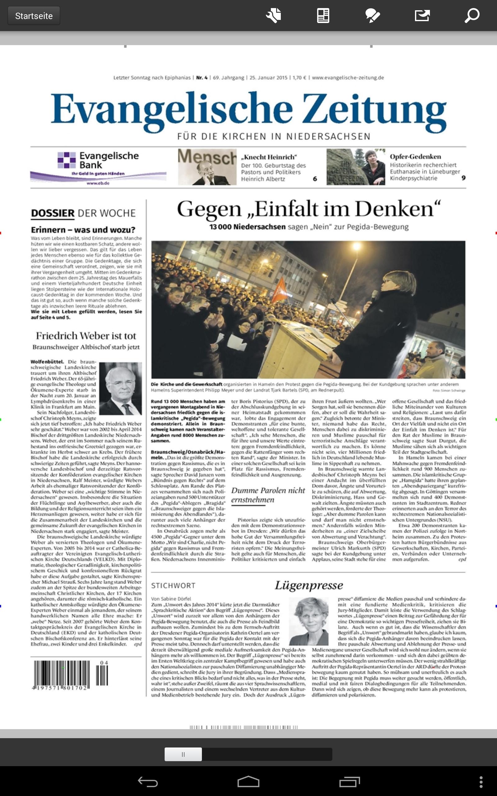Ev. Zeitung Hannover - epaper
