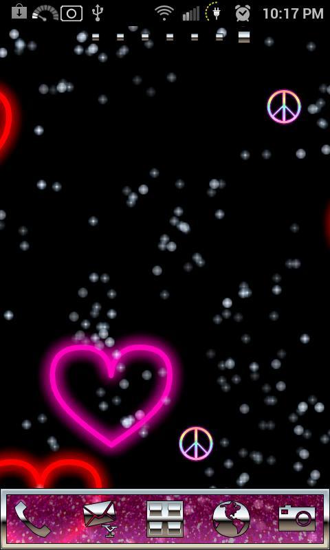 Pink Love Live Wallpaper FREE