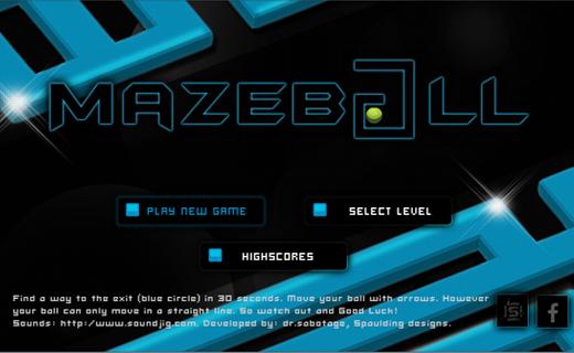 MazeBall logic game