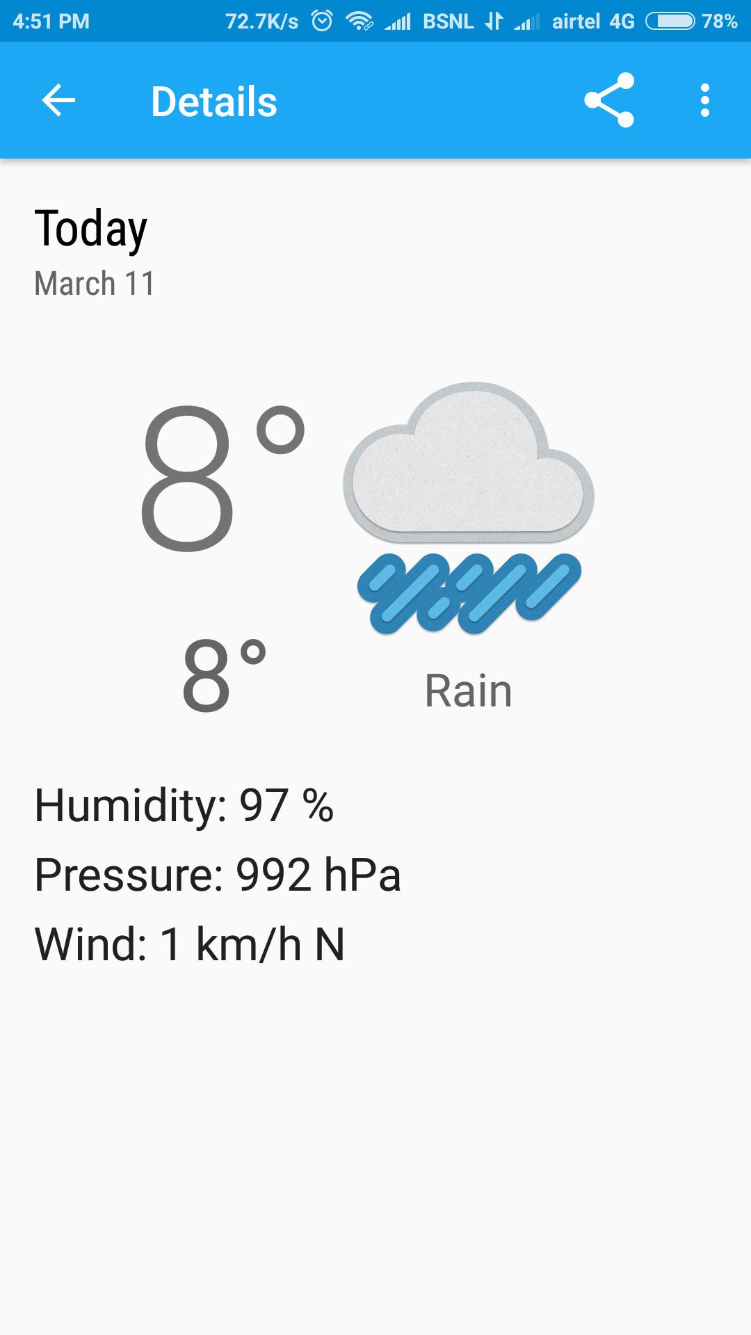 Sunshine Weather App