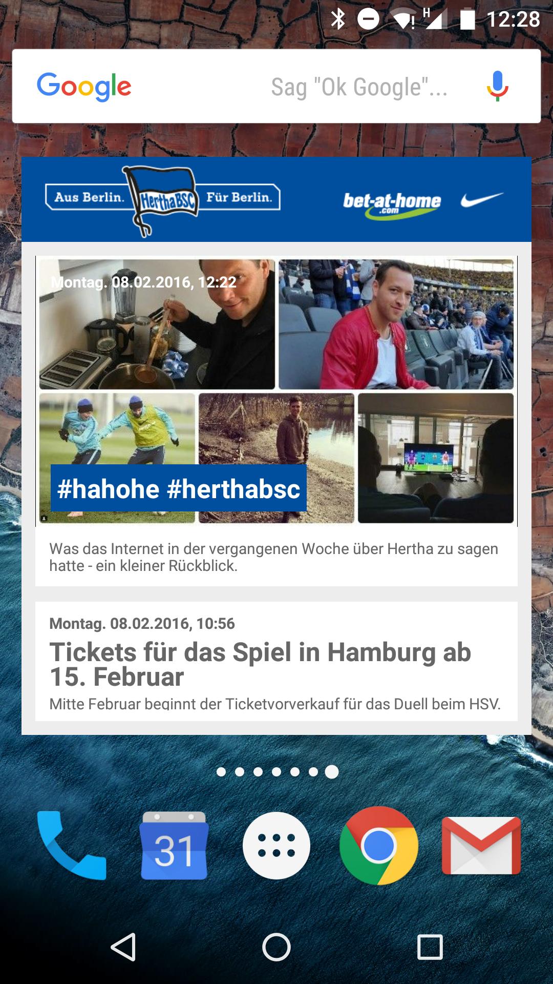 Hertha BSC Widget