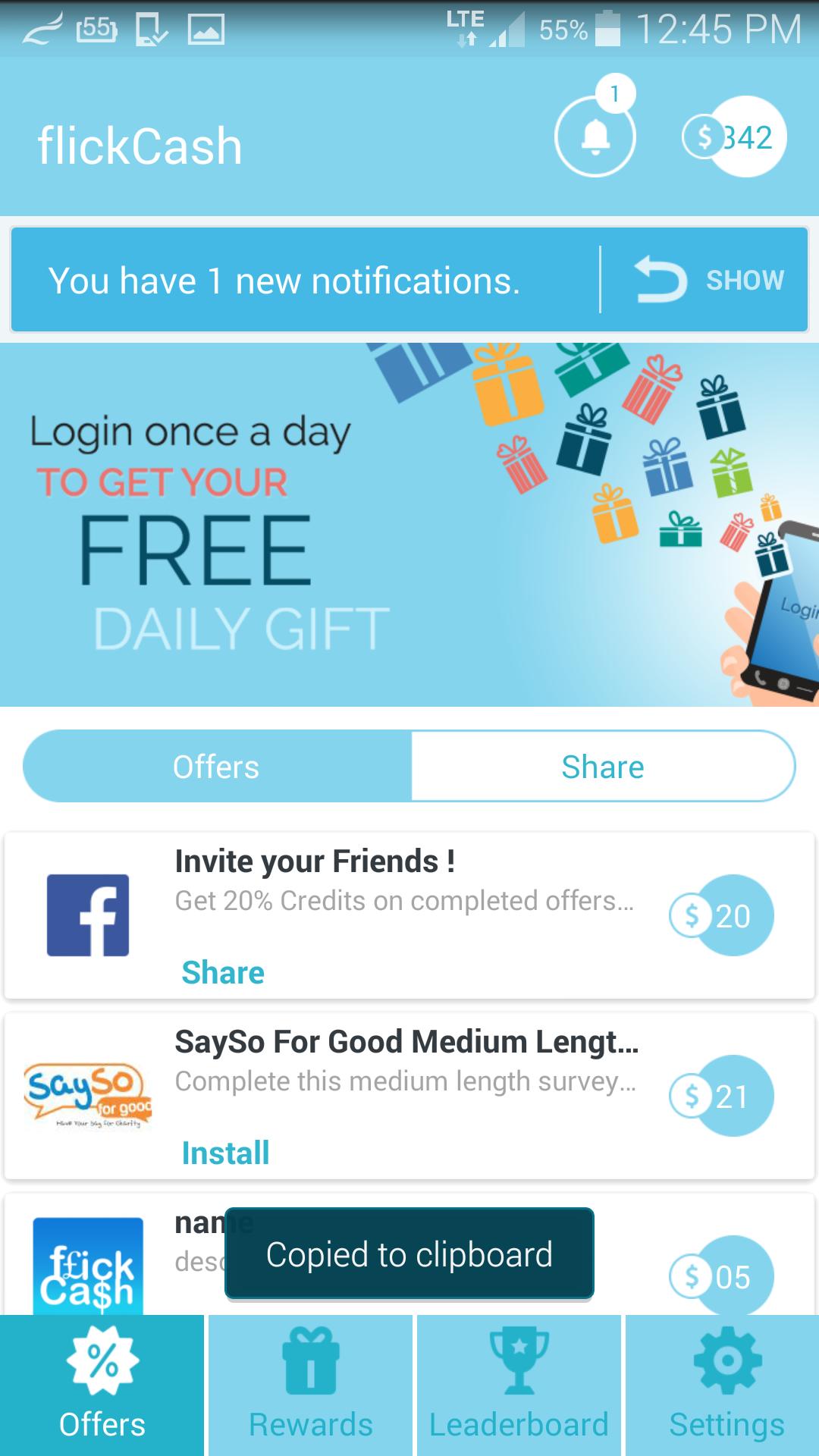 Flick Cash - Make Money App