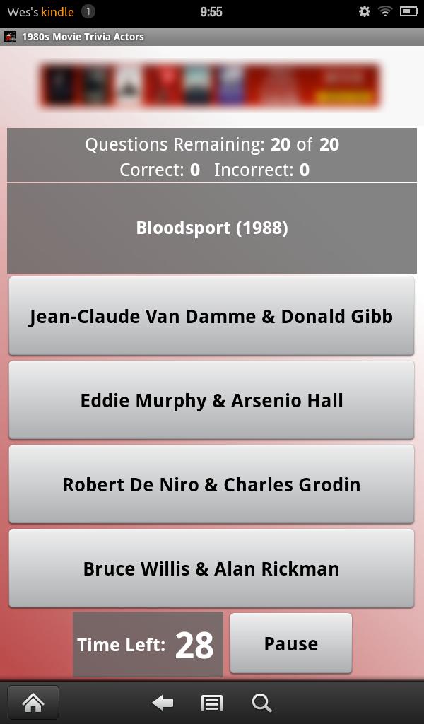 1980s Movie Trivia: Actors