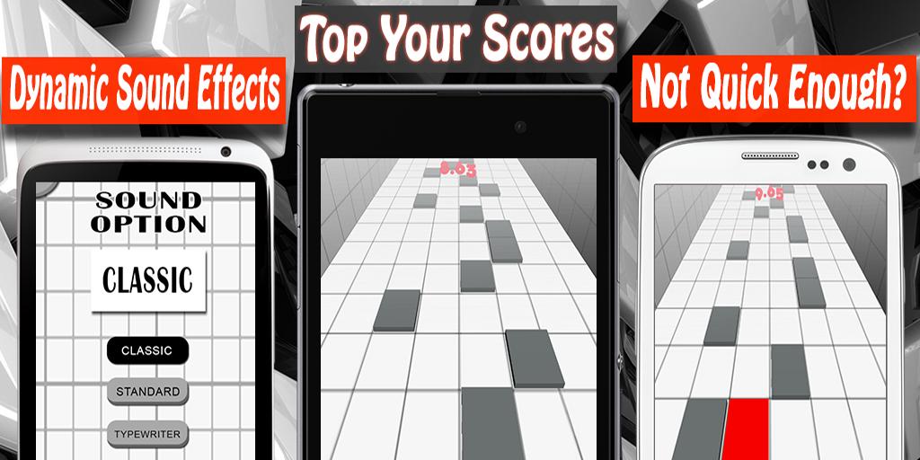 No Tap on Piano White Tile