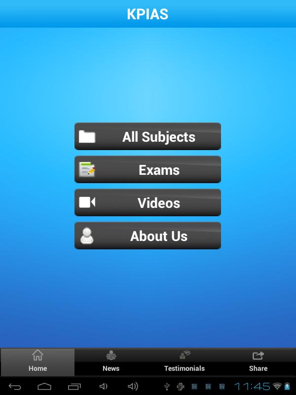 IAS - Material and test series