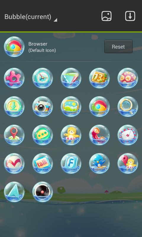 Bubble! GO Launcher Theme