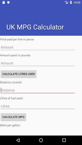 UK MPG calculator
