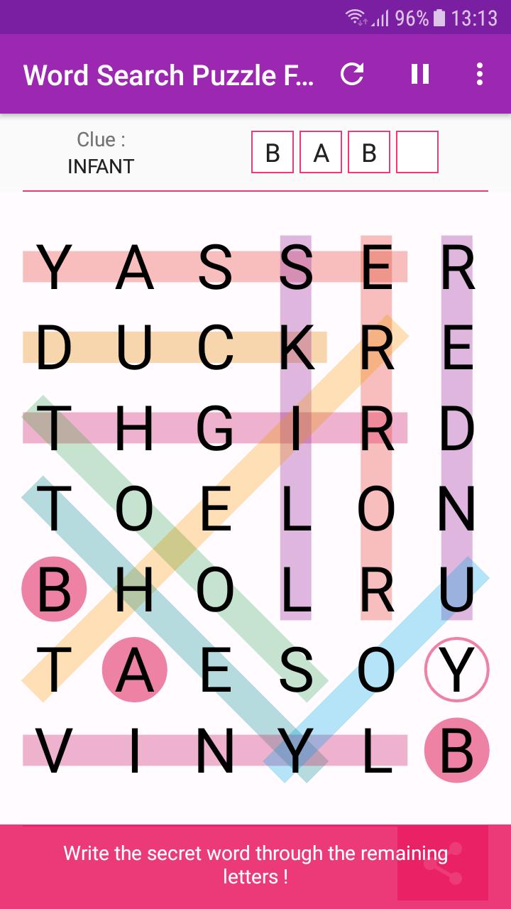 Word Search Puzzle Free 3