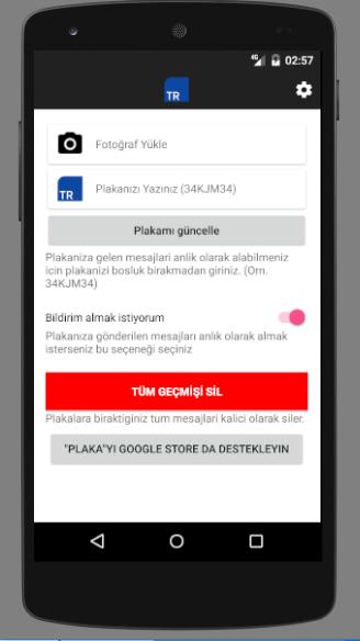 Plaka - Arabalara mesaj at