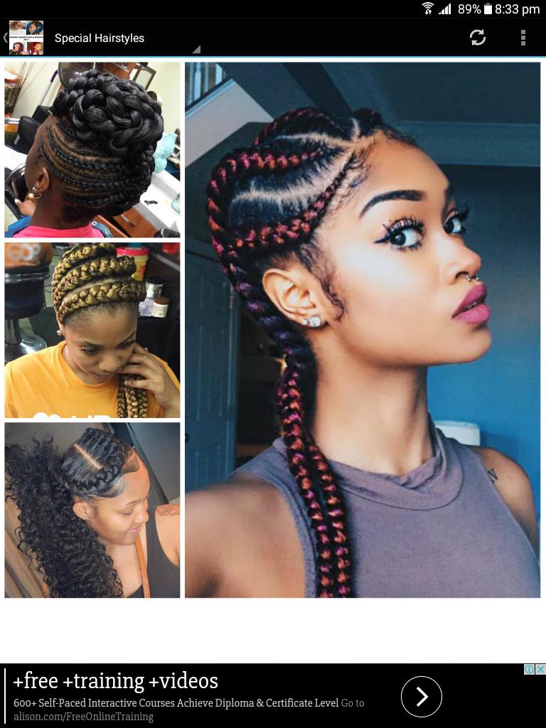 WOMEN BRAIDS & HAIRSTYLES 2019