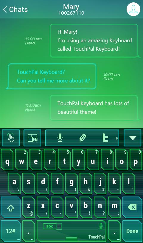 TouchPal Fun Technology Theme