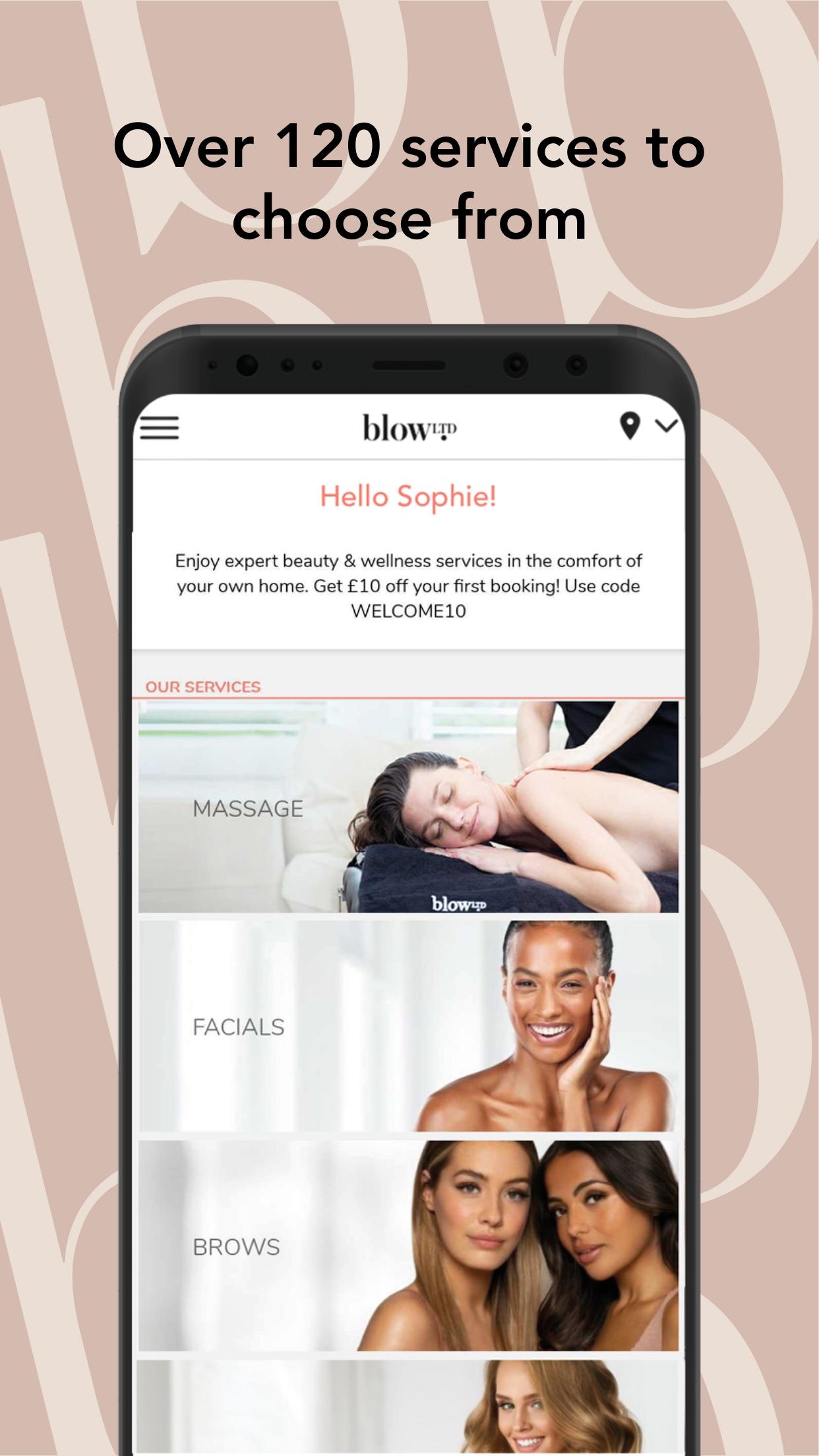 blow LTD beauty at home