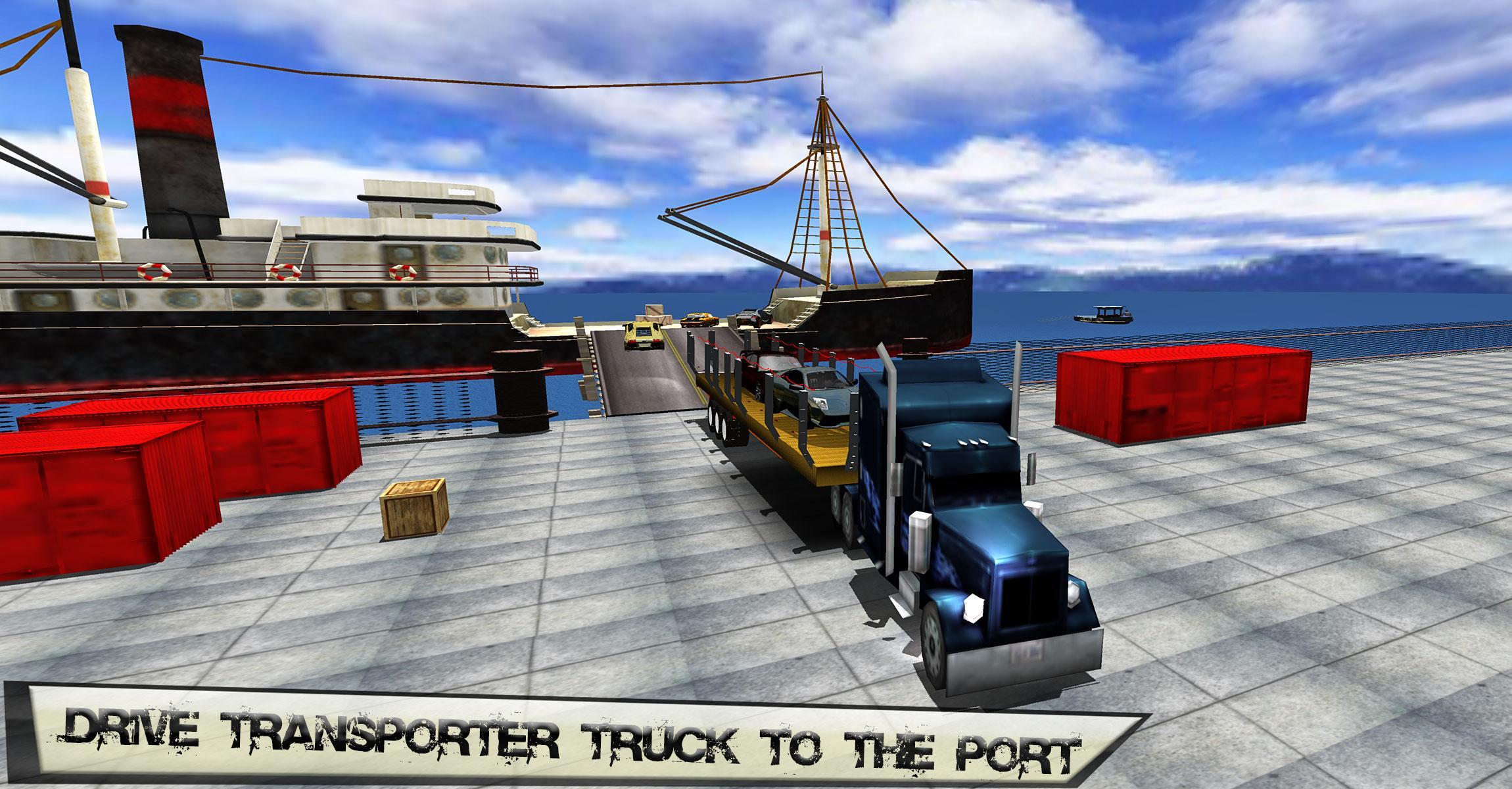 Cargo Ship Car Transporter 3D