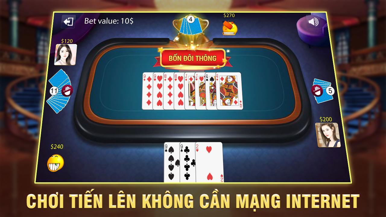 Tien len mien nam - Game Danh bai BigKool