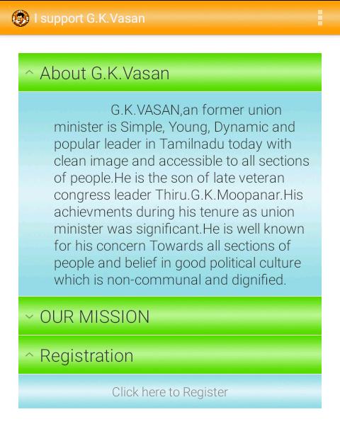 I SUPPORT G.K.VASAN