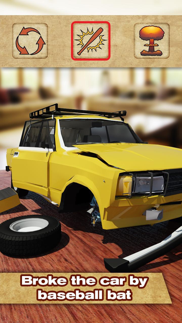 Car Crash Russian Lada 2105