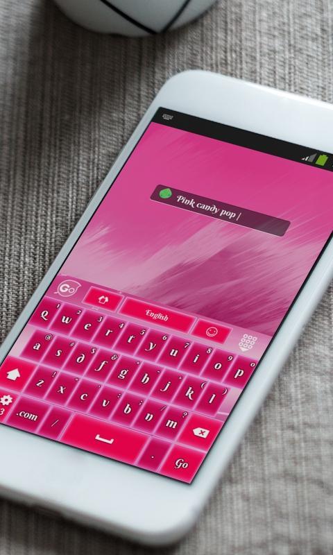 Powerful Pink Keyboard Theme