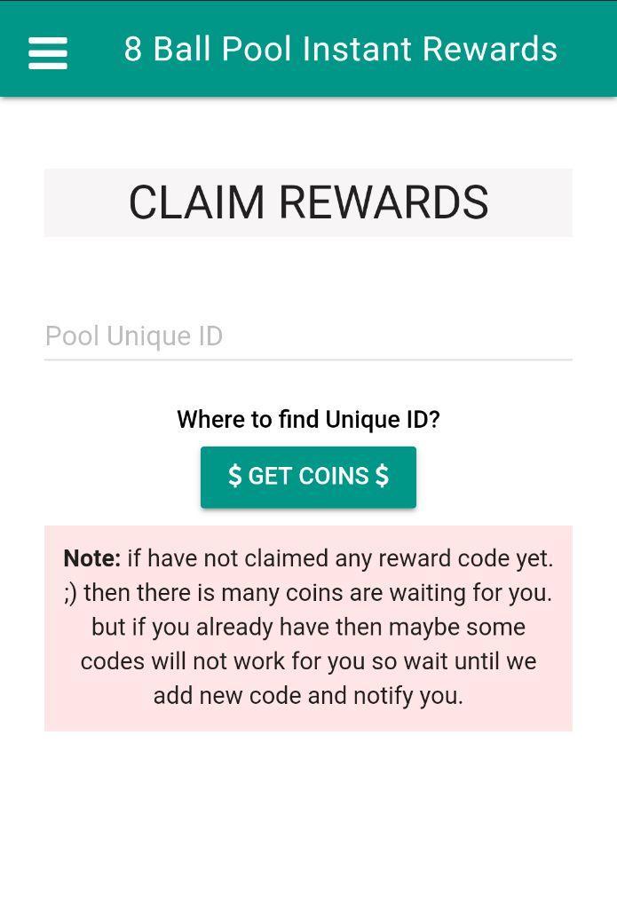 Pool Instant Rewards - Free coins