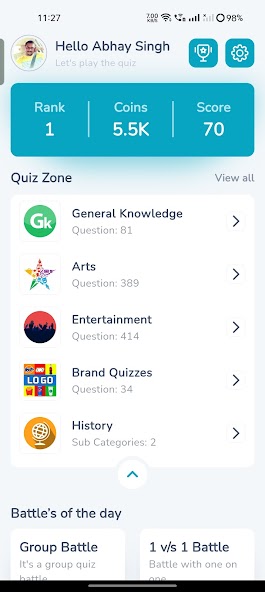 Quik Trivia- Play & Earn Money