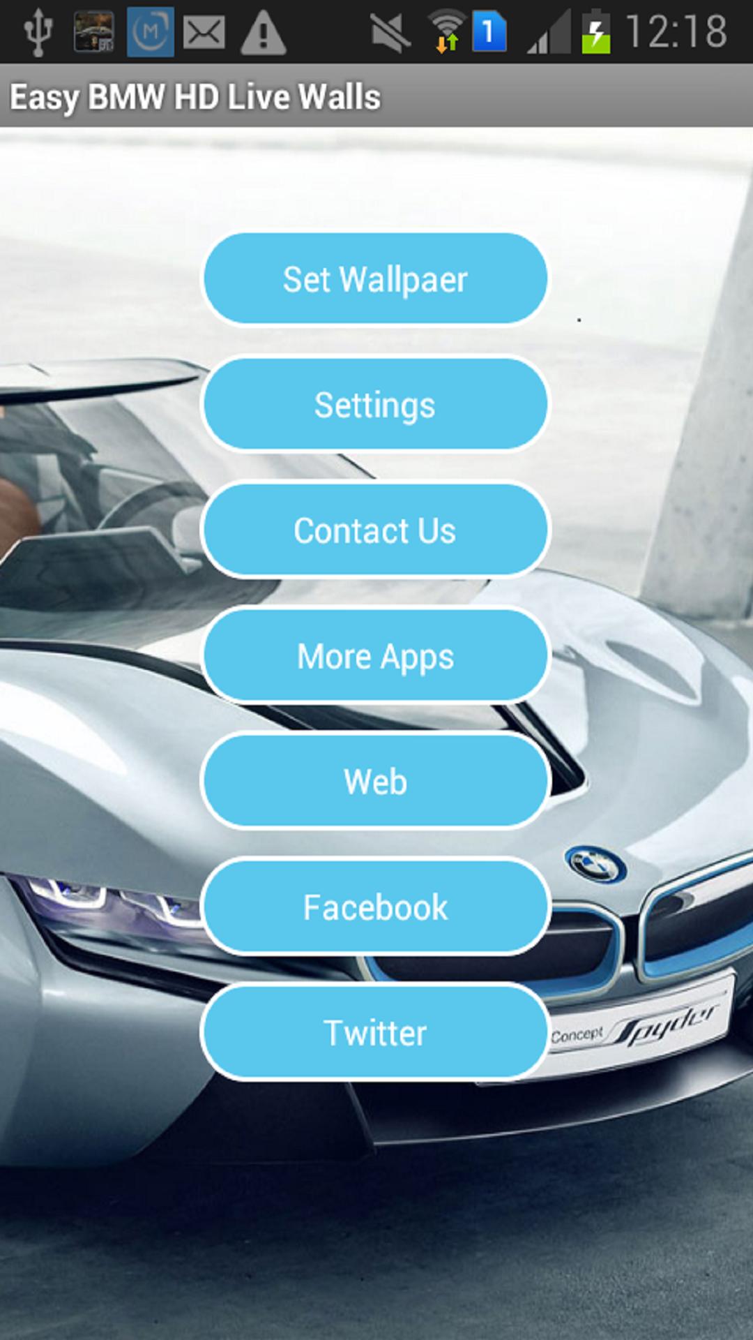 HD Live Wallpapers of BMW Cars