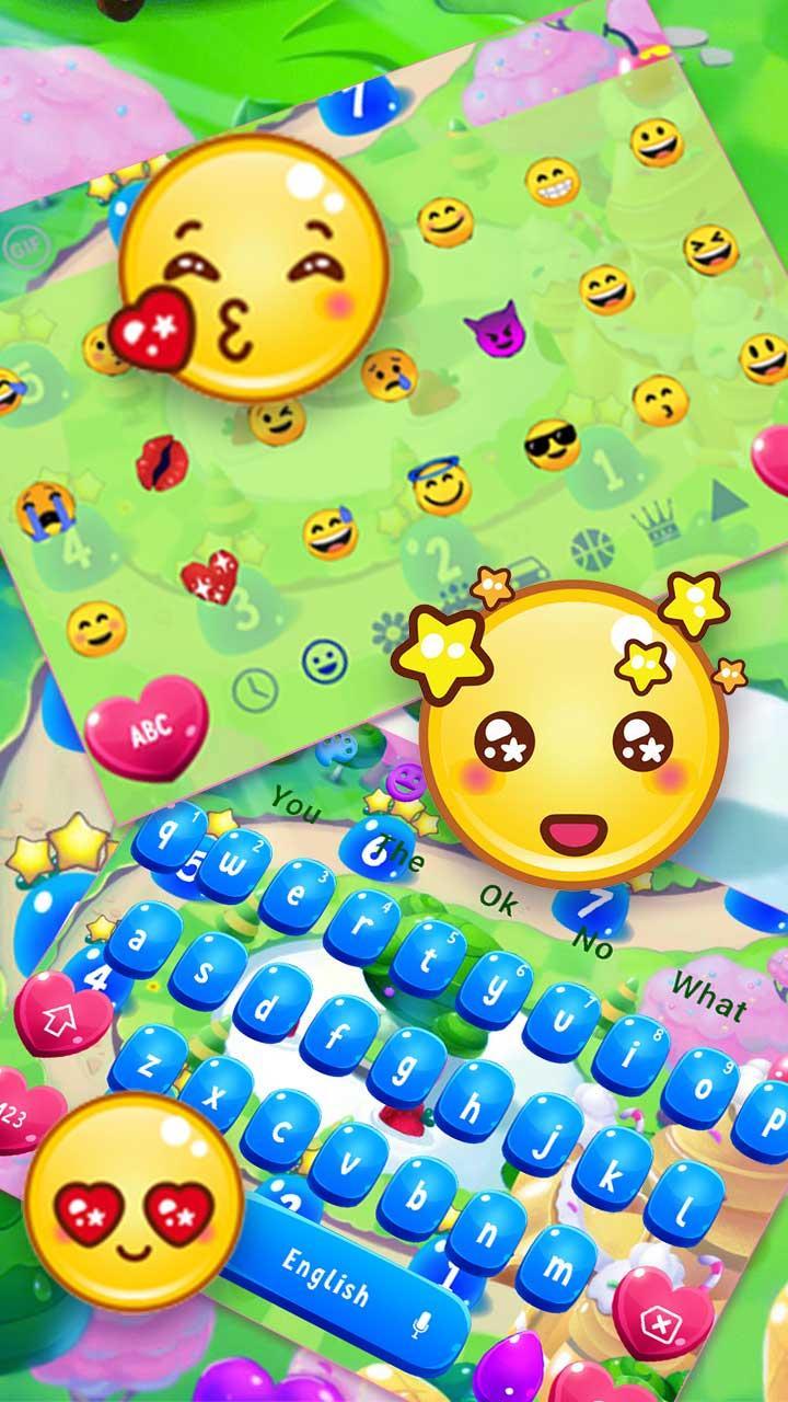 Sweet Cute Candy Keyboard Theme