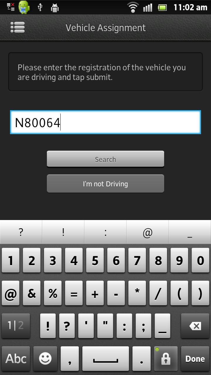 Fleetmatics Driver App