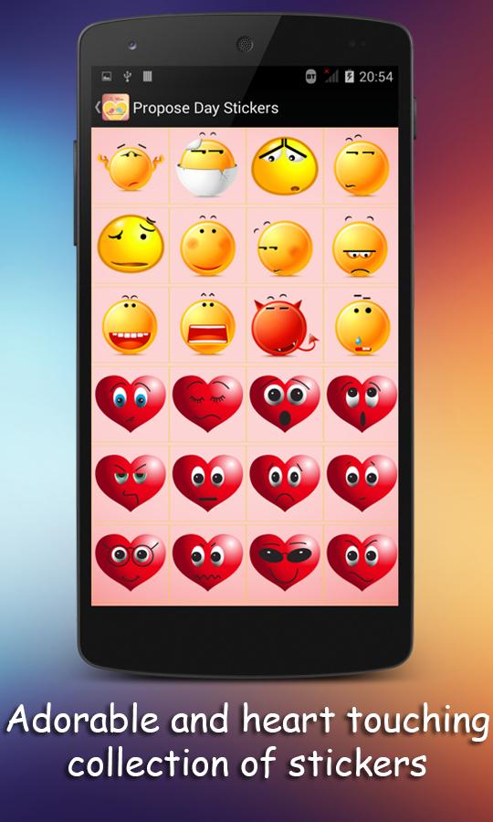 Love Stickers for Propose Day