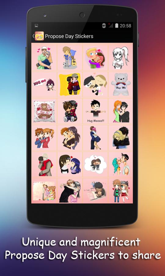 Love Stickers for Propose Day