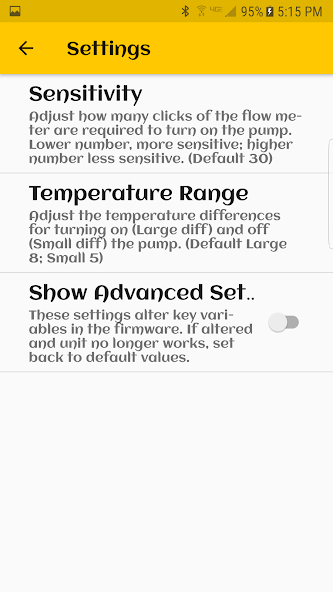 Smart Recirculation Control