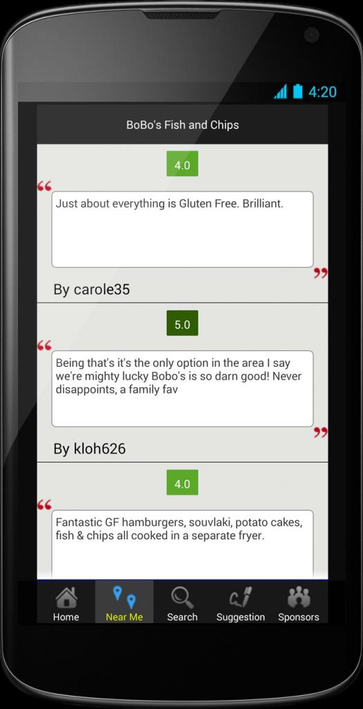 Gluten Free Eating Out Lite