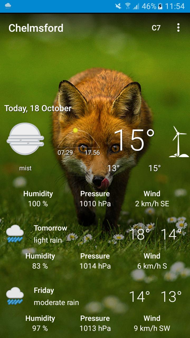 Chelmsford, Essex - Weather