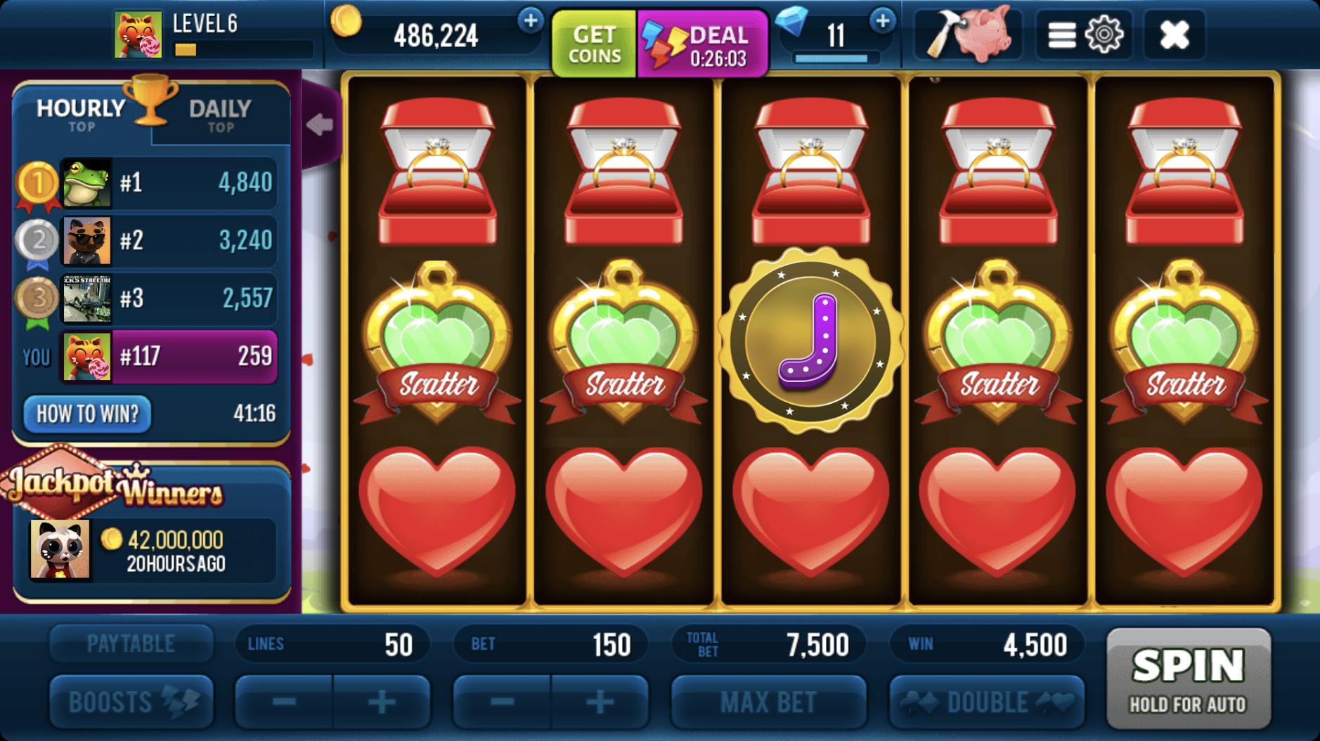 Romantic Spin Las Vegas Slots