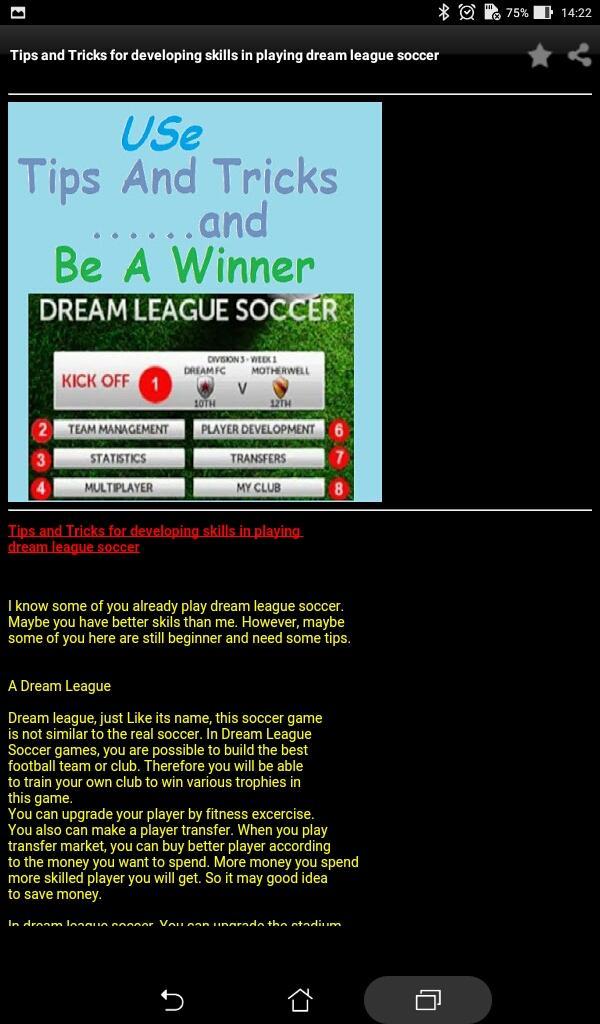 Guide+Dream League Soccer 16