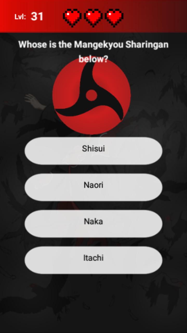 Uchiha Quiz