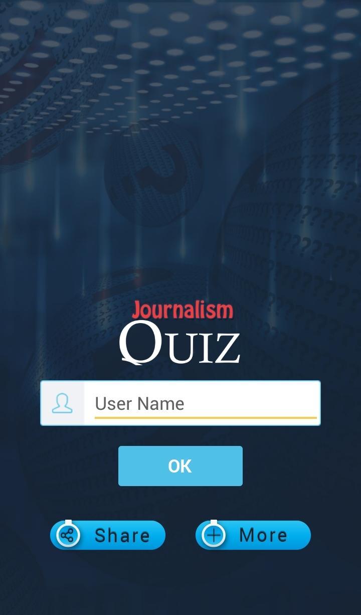 Journalism Quiz