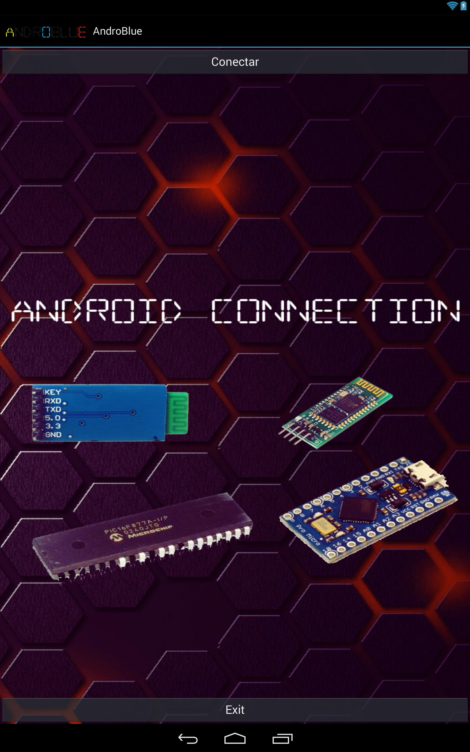 AndroBlue Bluetooth Connection
