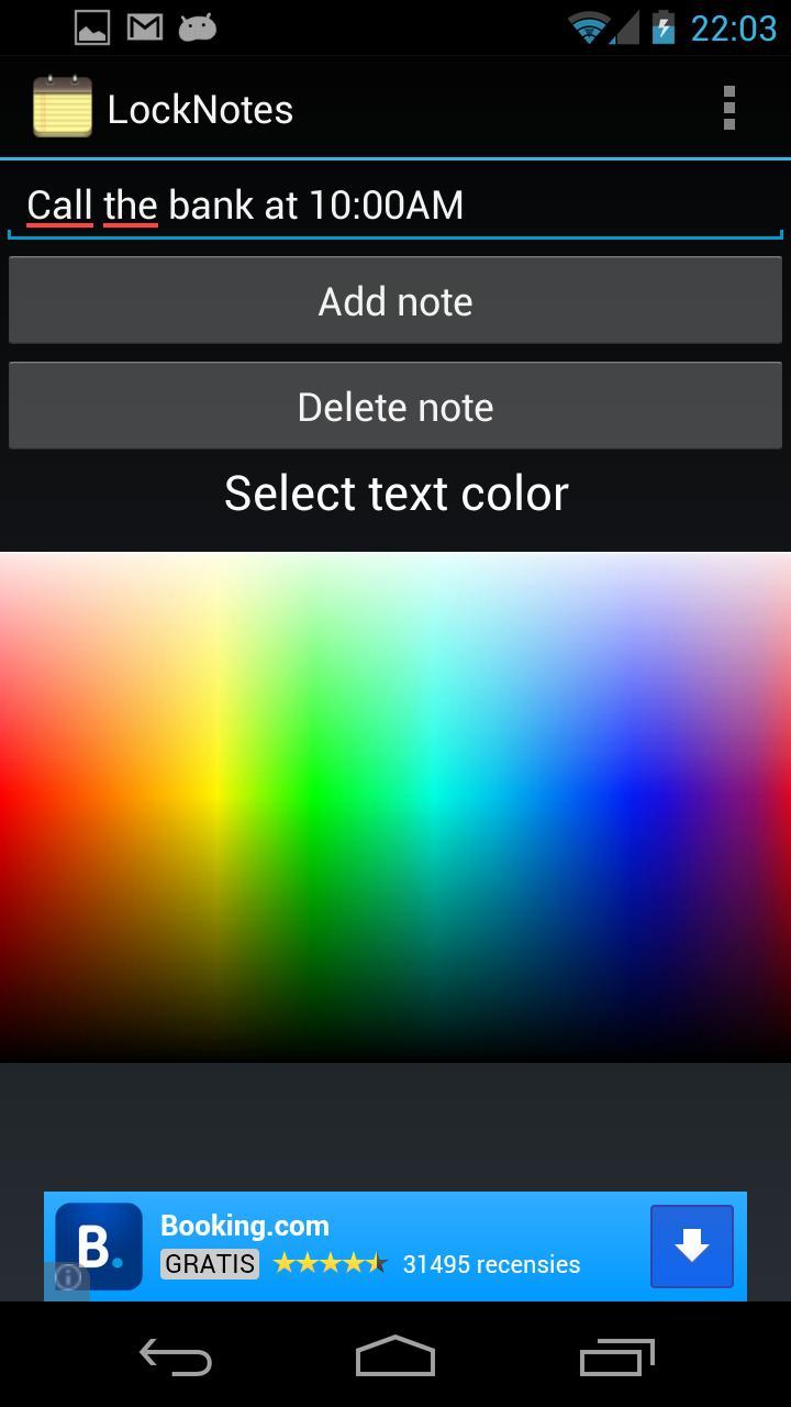LockNotes - Lockscreen widget