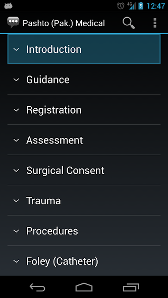Pashto (Pak.) Medical Phrases