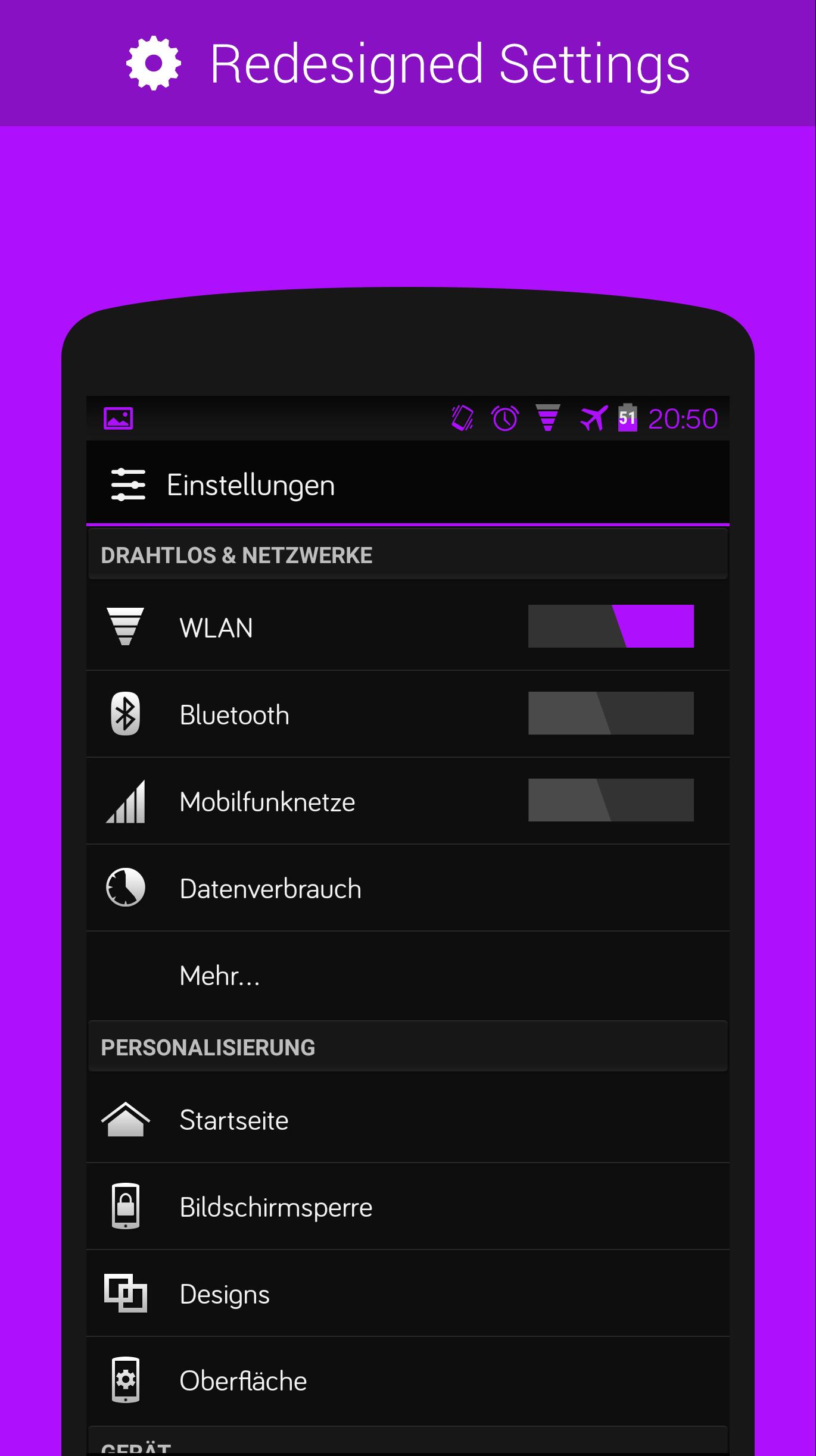 CM11/PA Theme - Violet