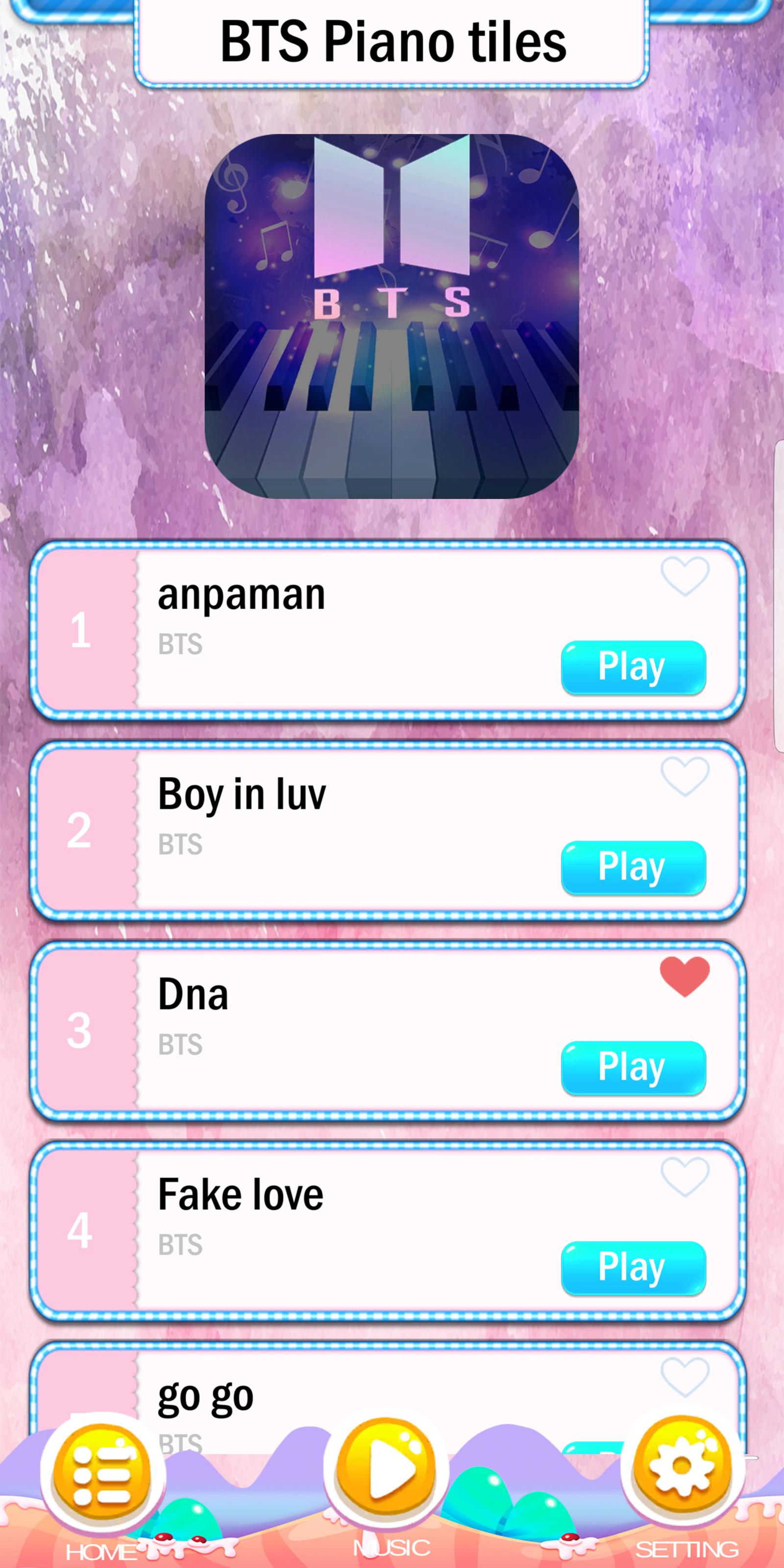 BTS piano tiles : Kpop piano 2018
