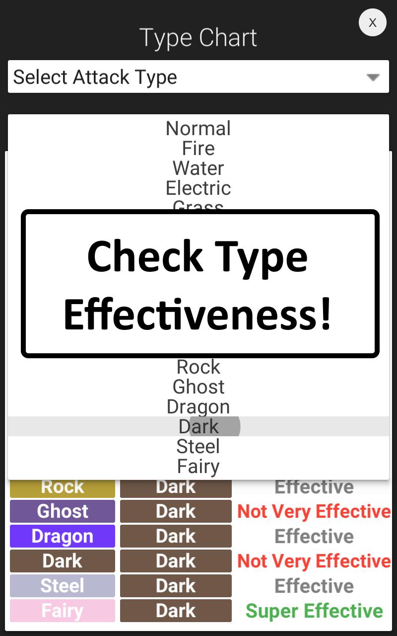 Type Trainer for Pokemon
