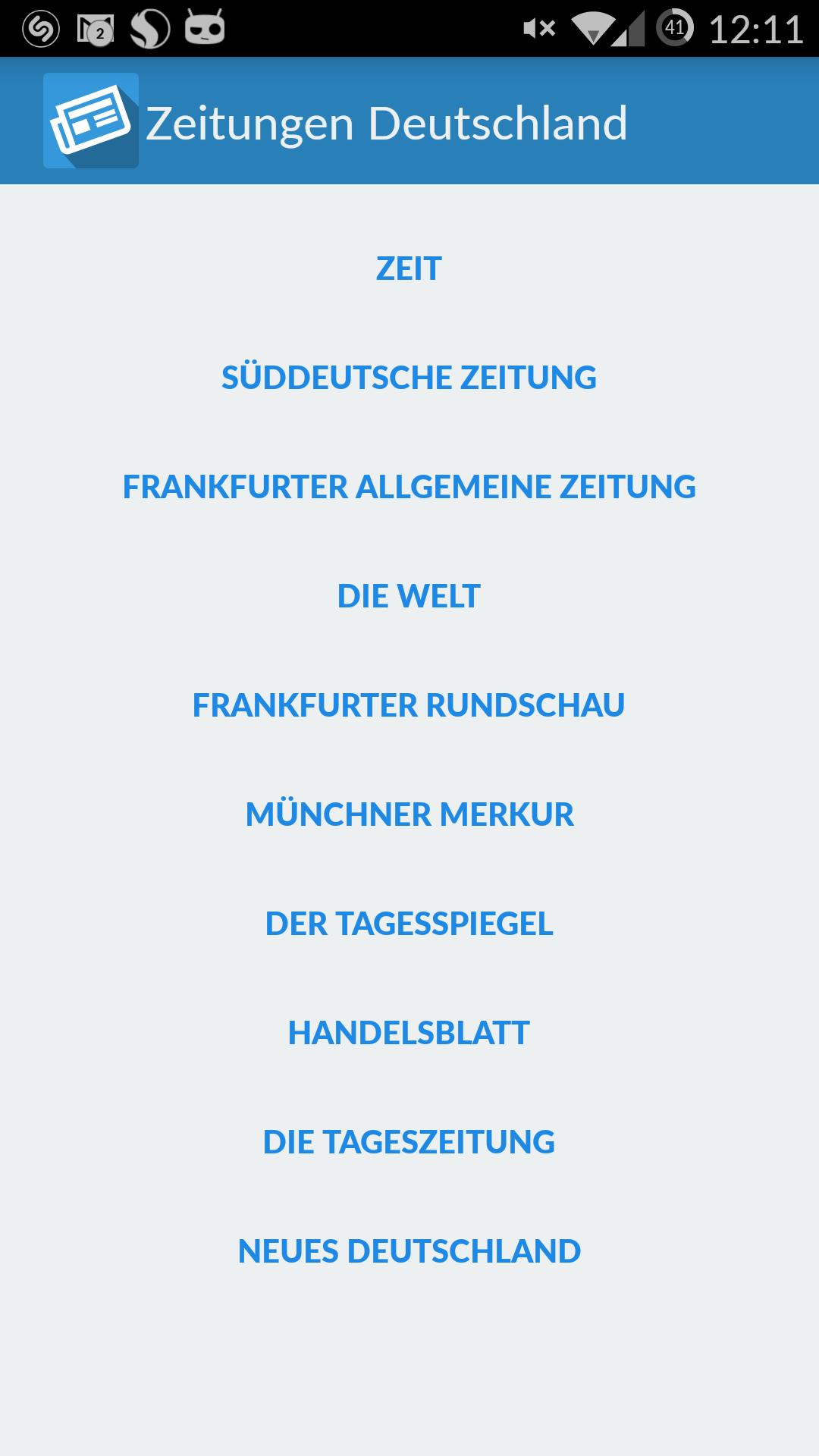 Zeitungen Deutschland