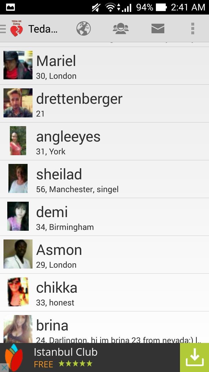 Teda UK Dating Application