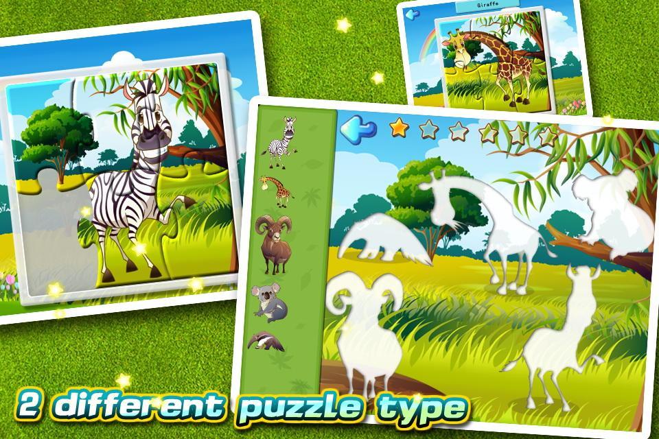 Kids' Zoo Animals Puzzles free