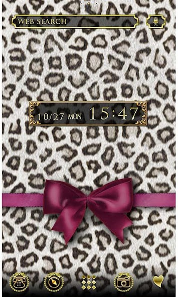Fashion Theme Leopard & Ribbon