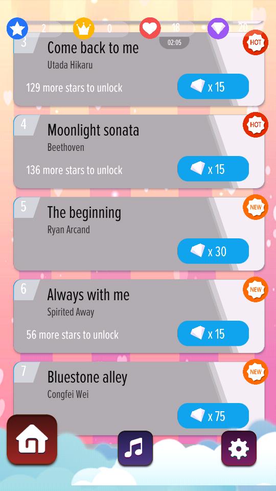 Pink Heart Piano Tiles